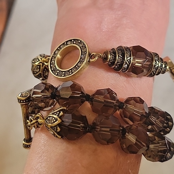 COPY - HEIDI DAUS Crystal/Beads Wrap/Necklace - Picture 12 of 16